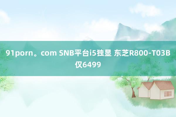 91porn。com SNB平台i5独显 东芝R800-T03B仅6499