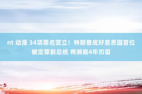 nt 动漫 34项罪名竖立！特朗普成好意思国首位被定罪前总统 将濒临4年扣留